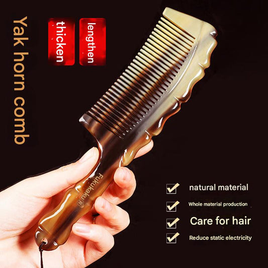 Natural horn comb