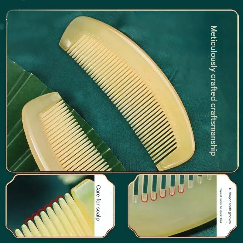 Natural horn comb