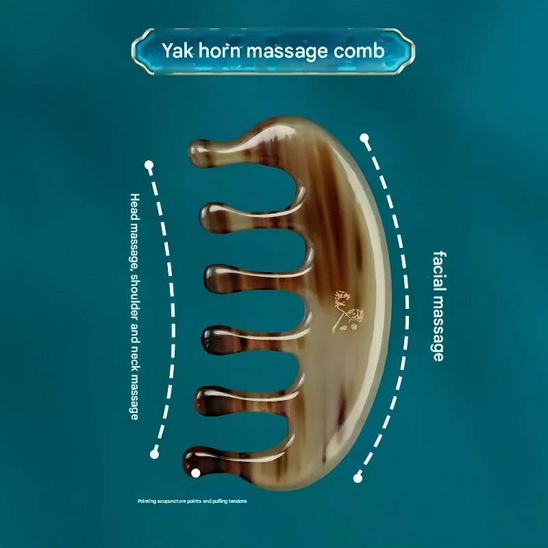Natural horn comb
